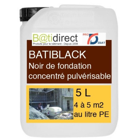 BATIBLACK noir de soubassement concentré pulvérisable