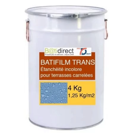 BATIFILM TRANS résine incolore pour terrasses balcons
