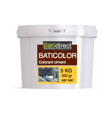 BATICOLOR colorant en poudre pour béton seau de 5 KG