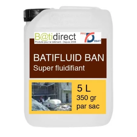 BATIFLUID BAN fluidifiant pour chape et BAN